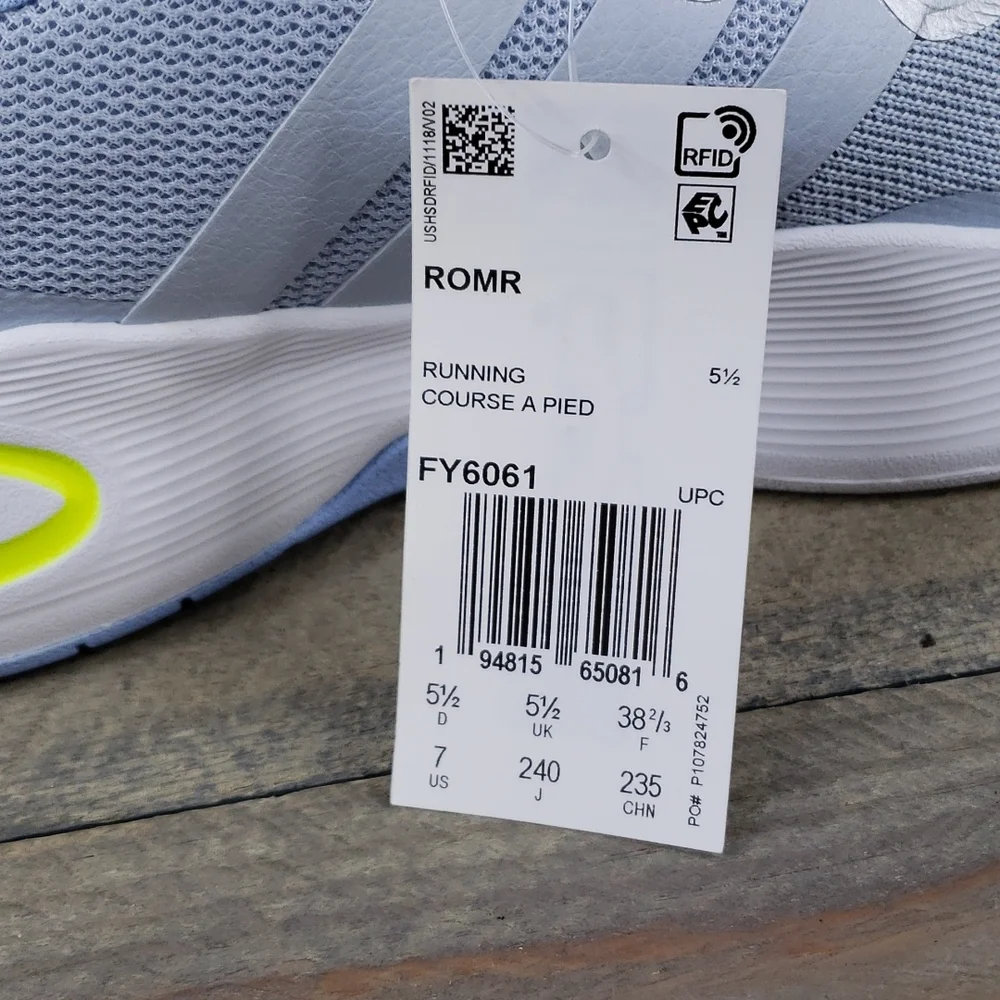adidas Neo ROMR Women's Running Shoes Lite Blue - Picture 9 of 9